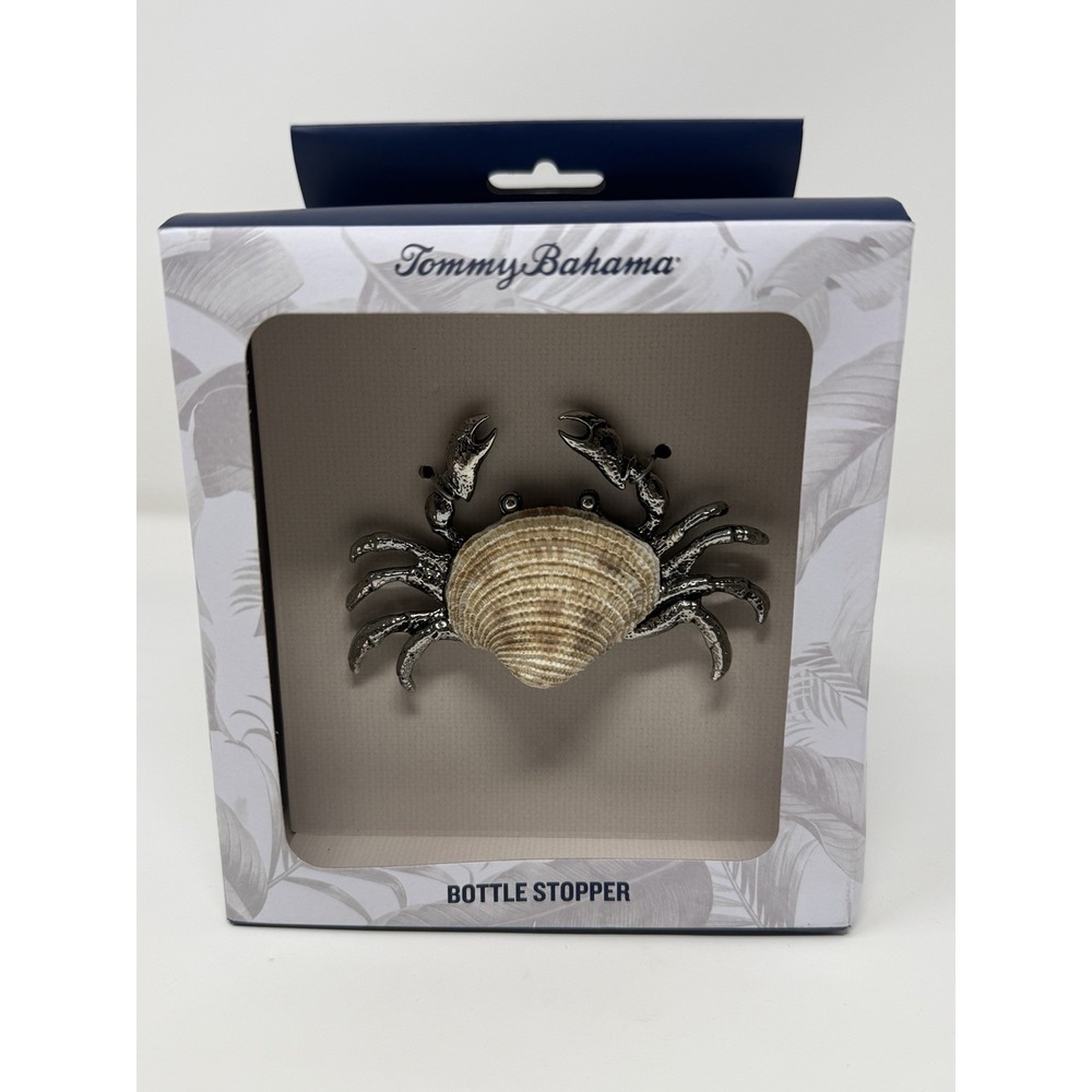 Tommy Bahama Crab Wine Stopper New